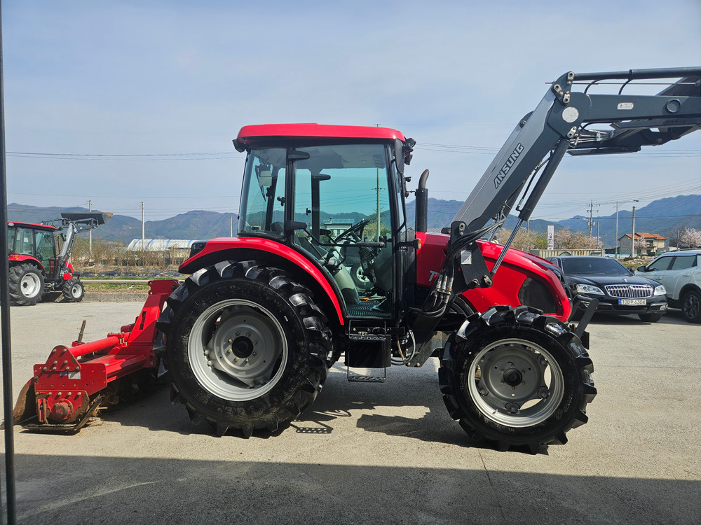 동양트랙터TX76 (76마력) 로더 로타리 포함 판매 이미지