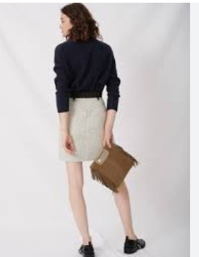 마쥬 maje 부클레 트위드 스커트 34 사이즈 정품 이미지