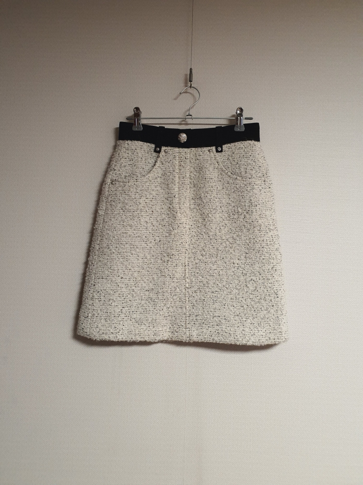 마쥬 maje 부클레 트위드 스커트 34 사이즈 정품 이미지