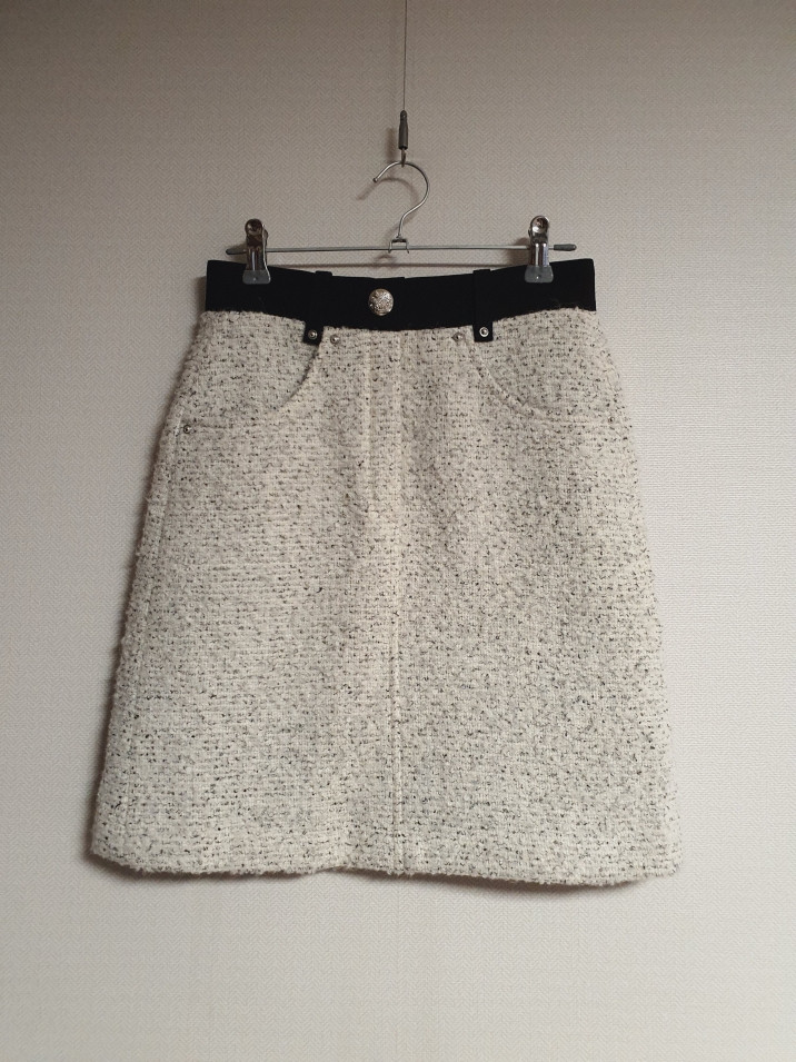 마쥬 maje 부클레 트위드 스커트 34 사이즈 정품 이미지