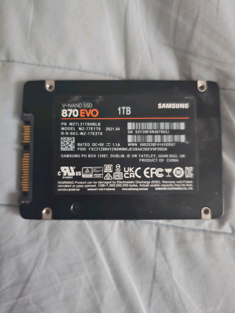 삼성 870EVO 1TB SSD , 외장케이블 이미지