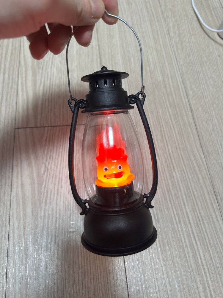 하울의 움직이는성 캘시퍼 랜턴 미니 무드등 이미지