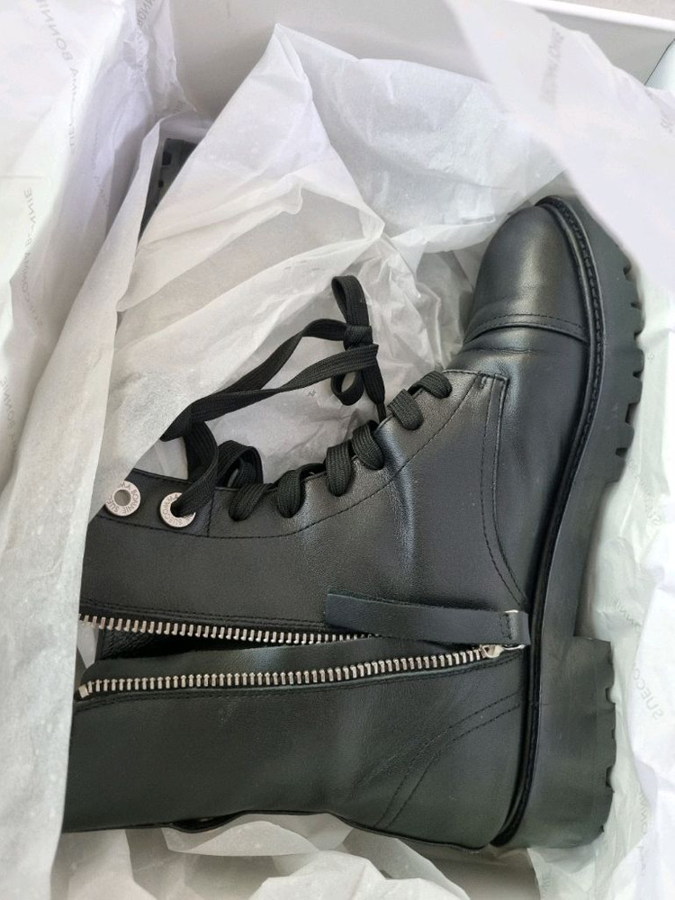 슈꼼마보니 가죽 워커 이미지