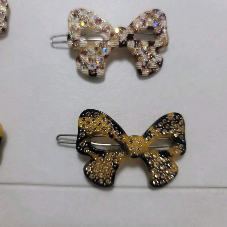 바둑나비 똑딱핀 헤어핀 6개일괄 이미지