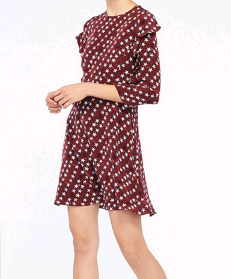 산드로 슈팅스타 실크100 미니원피스 1사이즈 이미지