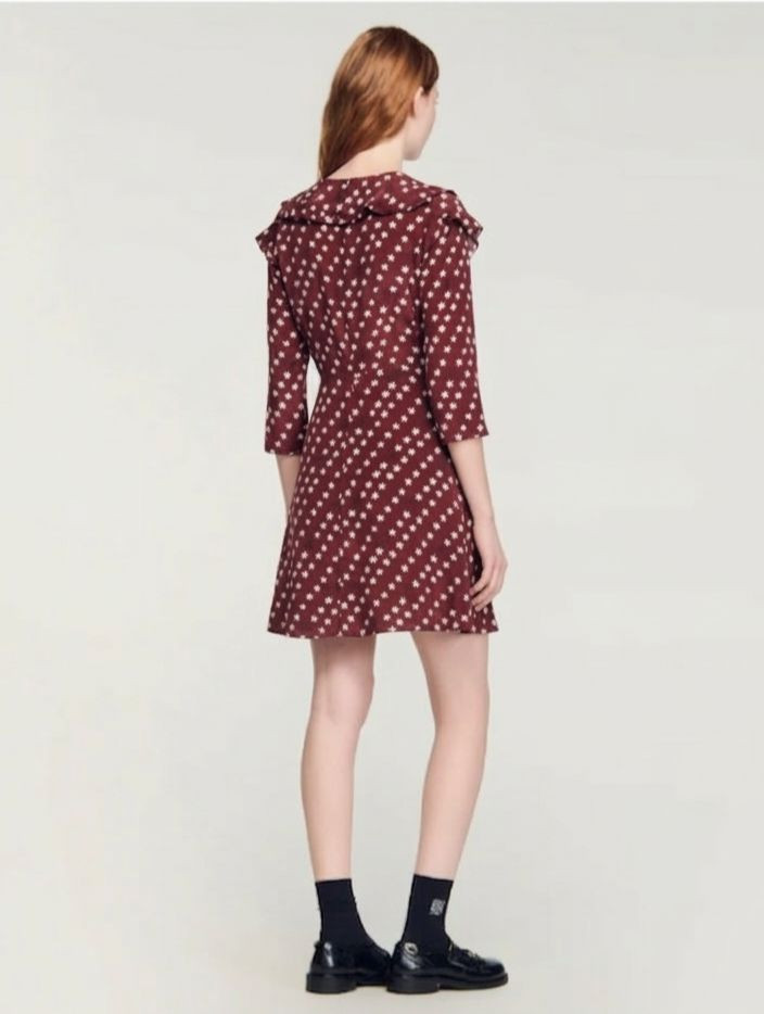 산드로 슈팅스타 실크100 미니원피스 1사이즈 이미지