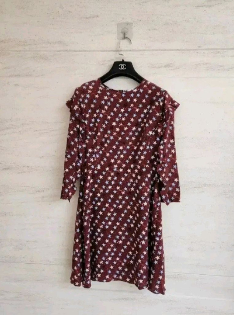 산드로 슈팅스타 실크100 미니원피스 1사이즈 이미지