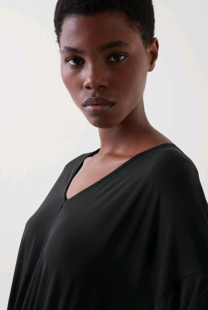 코스 러플 슬리브리스 롱원피스 프리사이즈 이미지