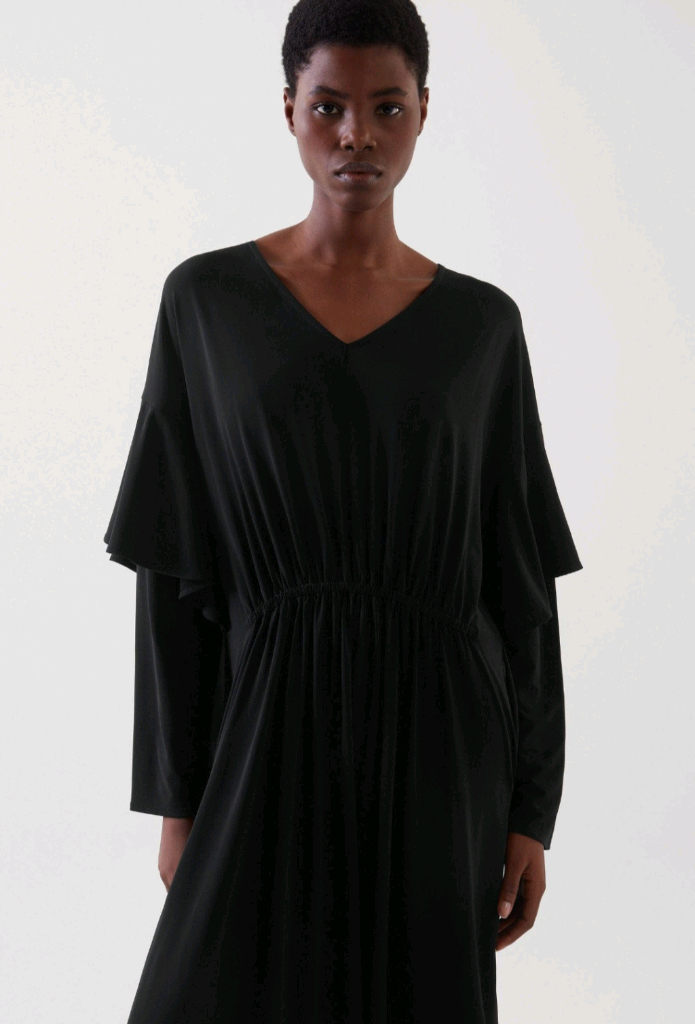 코스 러플 슬리브리스 롱원피스 프리사이즈 이미지