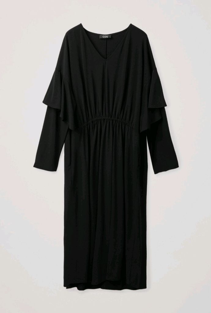 코스 러플 슬리브리스 롱원피스 프리사이즈 이미지