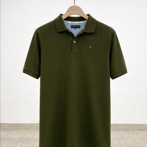 타미힐피거 로고 카키색 카라티L(105) 이미지