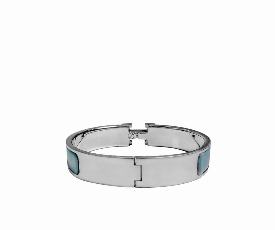 [PM] 에르메스 클릭아슈 H 뱅글 브레이슬릿 팔찌 라이트 블루 이미지