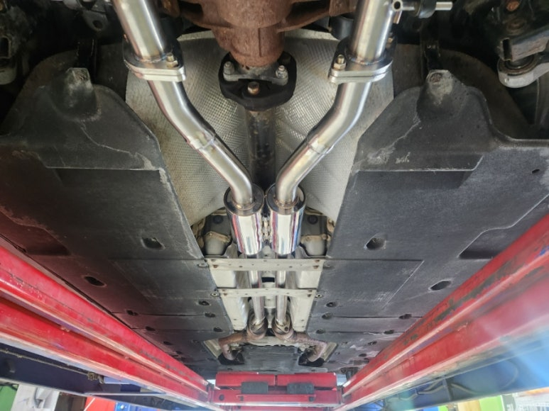 EQ900 리무진 5.0 JSR가변배기팝니다. 2촉직+중통직+JSR가변 2발 이미지