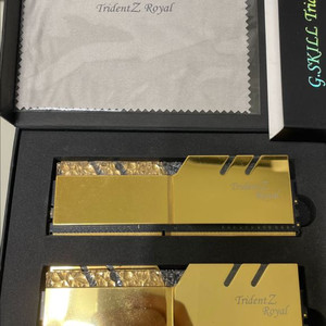 RAM DDR4 Trident Z 로얄 골드 B다이 (8x2) 16gb 램 이미지