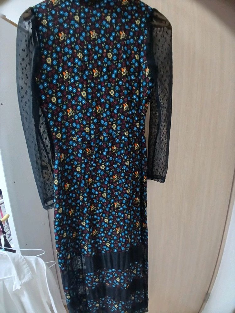 마쥬 성유리 플로럴 패턴 롱 원피스 이미지