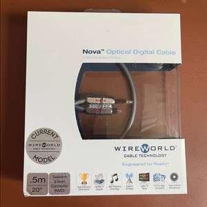 와이어월드 노바 nova 광케이블 각대원 50cm 이미지