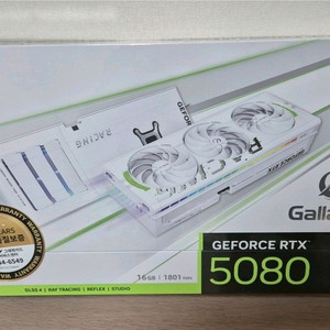 미개봉) 만리 RTX 5080 화이트 가야르도 갈라도 새제품 (무상AS 3년) 이미지