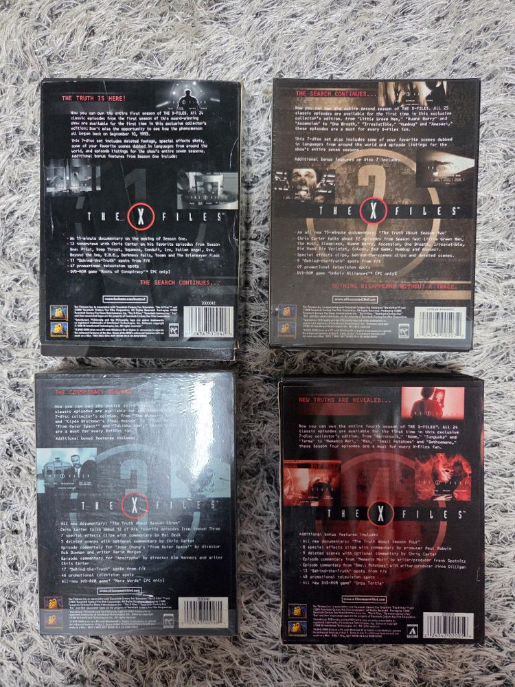 X파일 DVD 시즌1~4(4세트) 이미지