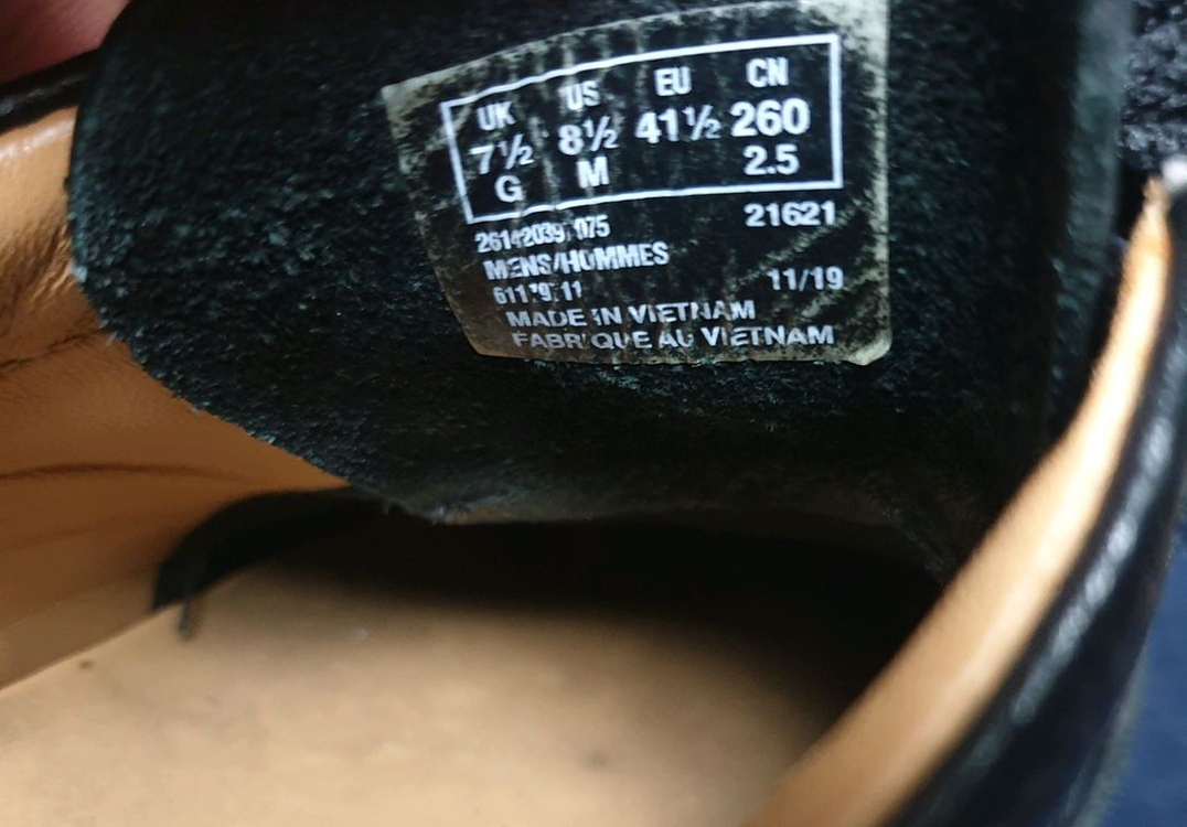 클락스 액티브 에어 더비 블랙 (260) 이미지