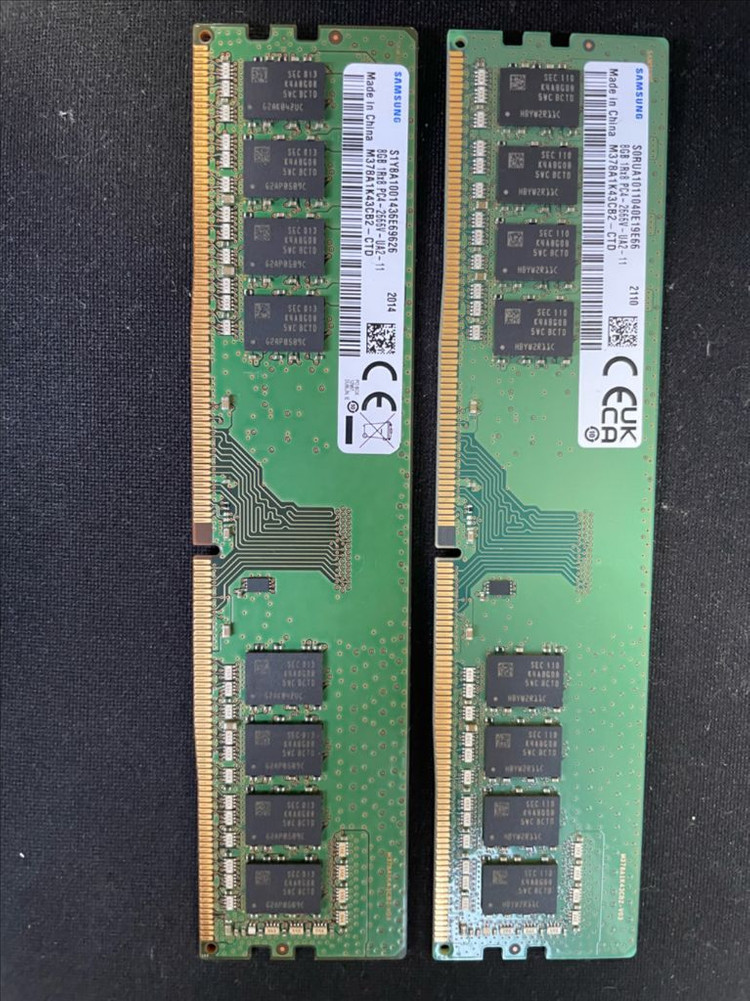 (C다이) 삼성 DDR4-2666v (8g x 2) 총 용량 16gb 세트당 가격 이미지
