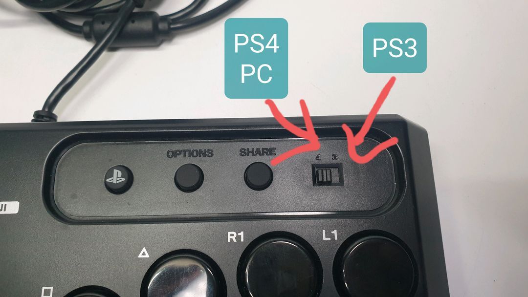 호리 파이팅 스틱 미니 PS4(PC)/PS3 블랙 이미지