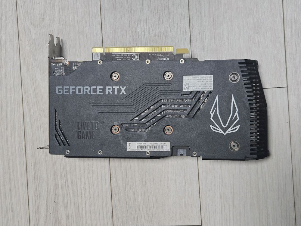 zotac RTX3060TI 그래픽카드 이미지