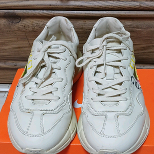 정품 구찌 라이톤 레더 스니커즈(260mm) 이미지