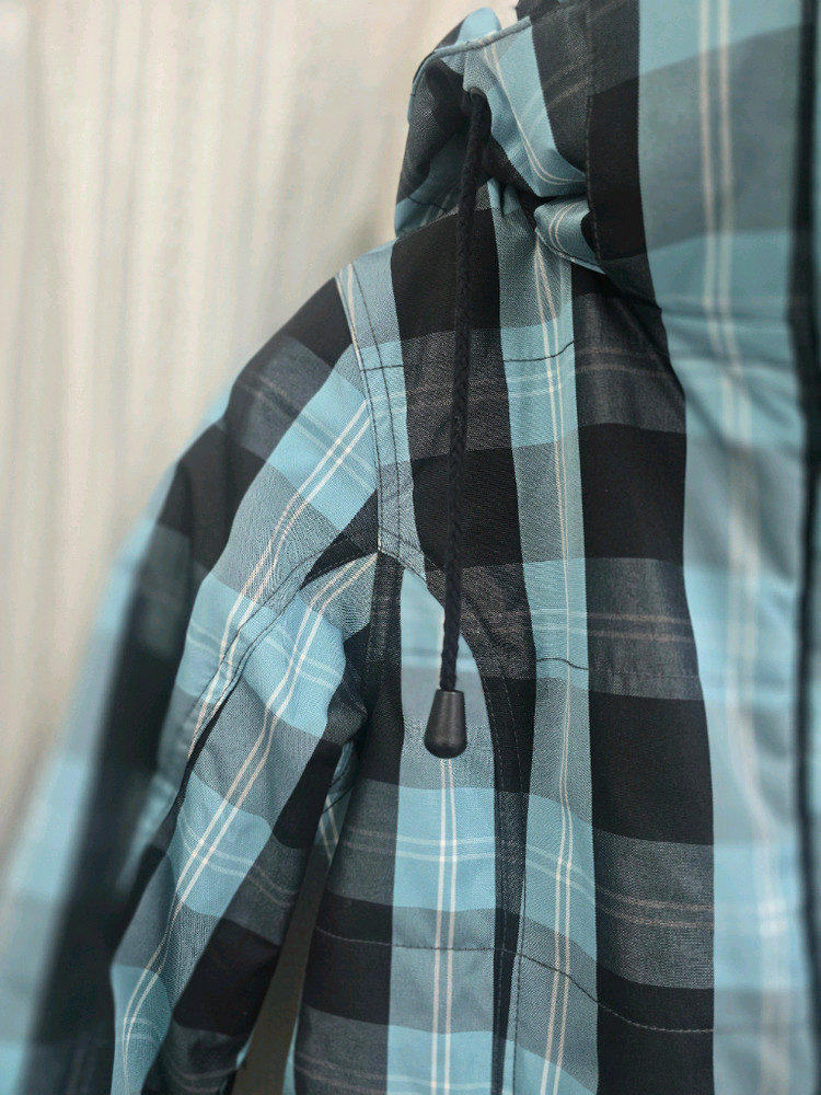 (정품) 버튼(BURTON) 여성 보드복 자켓 S - 체크 블루 이미지