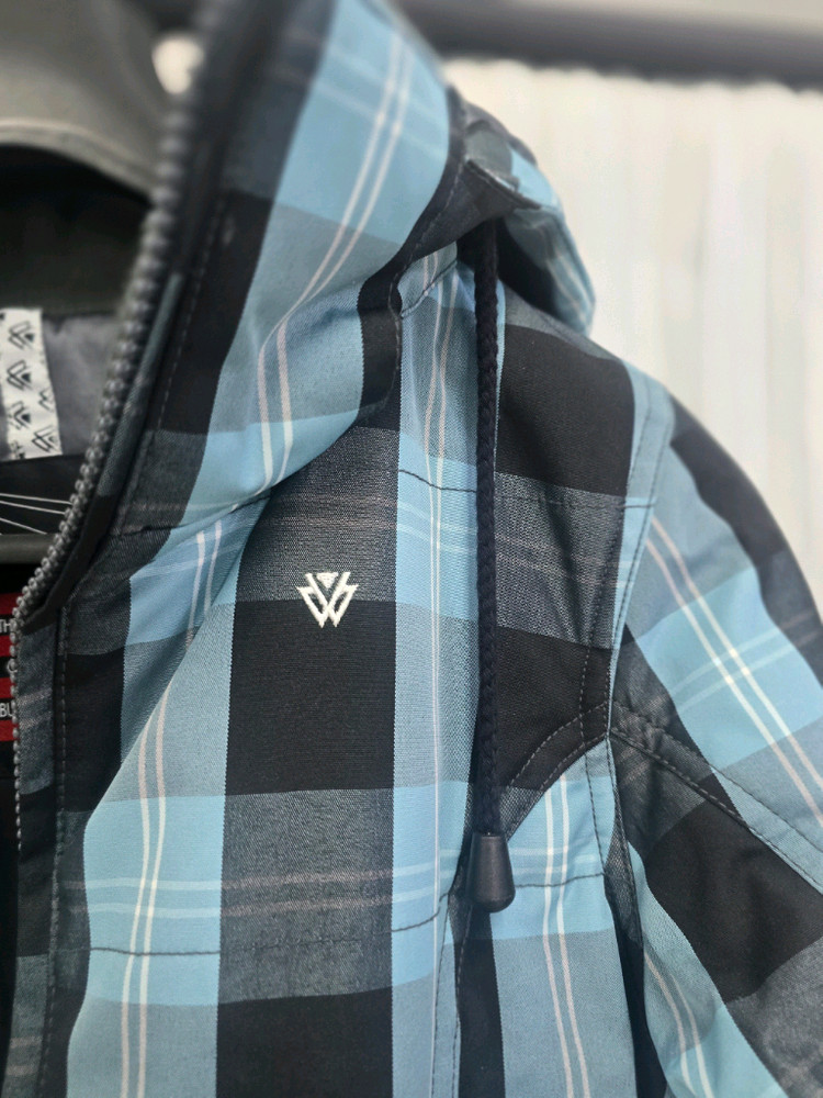 (정품) 버튼(BURTON) 여성 보드복 자켓 S - 체크 블루 이미지