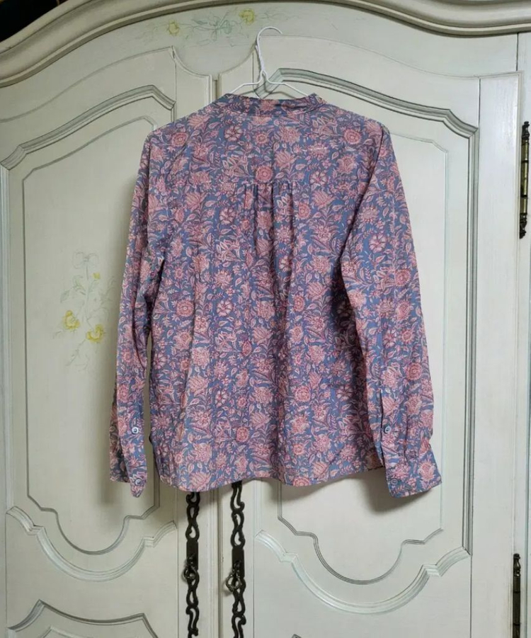 아떼바네사브루노 플라워 패턴 블라우스(36) 이미지