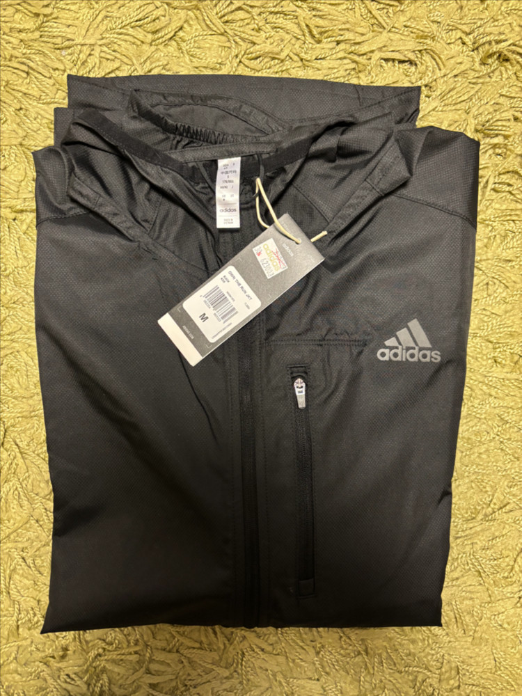 아디다스 바람막이 러닝자켓 M 블랙 새제품 이미지