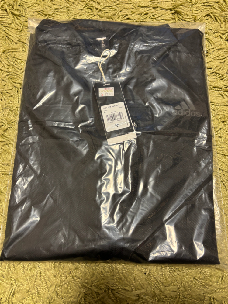 아디다스 바람막이 러닝자켓 M 블랙 새제품 이미지