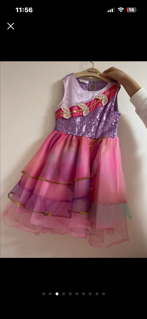 빈폴니트 공주드레스 공주신발 헤어핀 여아 원피스 세트 이미지