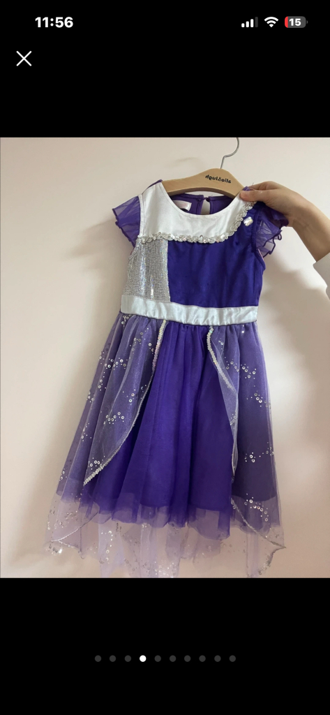 빈폴니트 공주드레스 공주신발 헤어핀 여아 원피스 세트 이미지