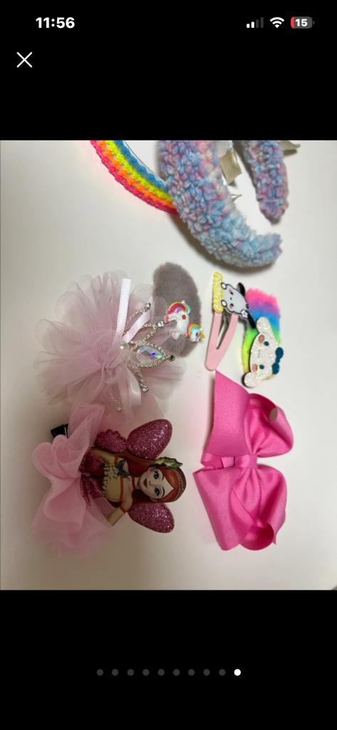 빈폴니트 공주드레스 공주신발 헤어핀 여아 원피스 세트 이미지