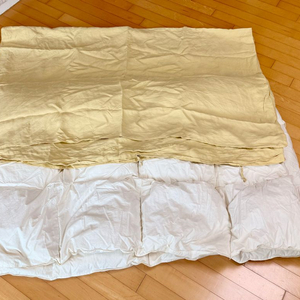 이케아 150x200 린넨100 커버 + 오리털100 이불 일괄 이미지