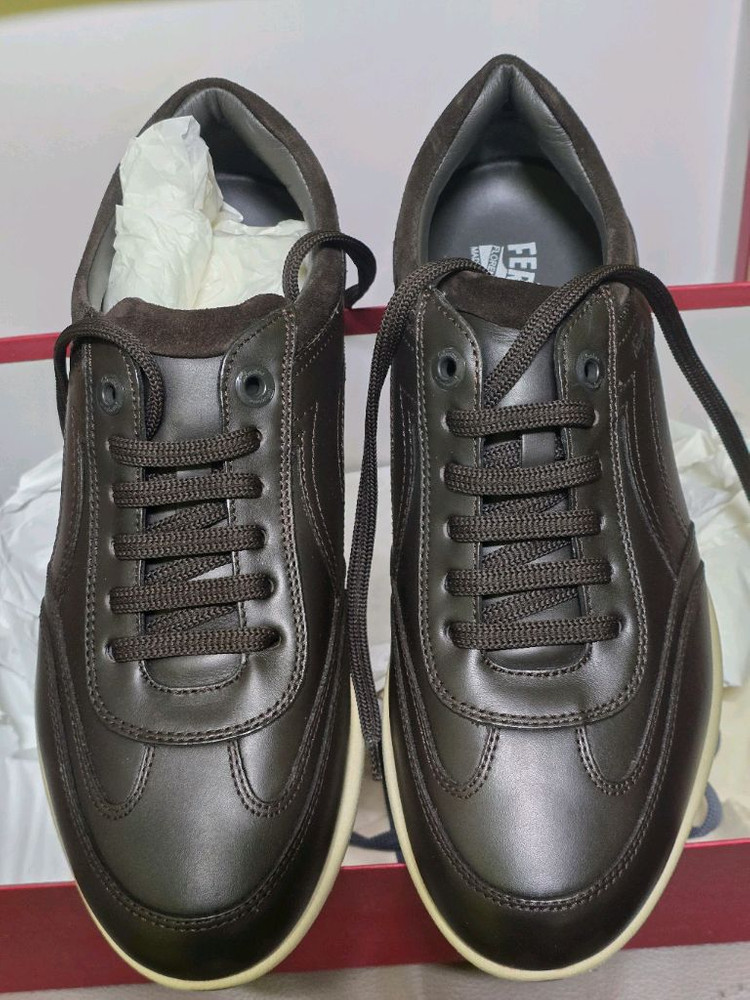 페라가모 남성 가죽 스니커즈 이미지