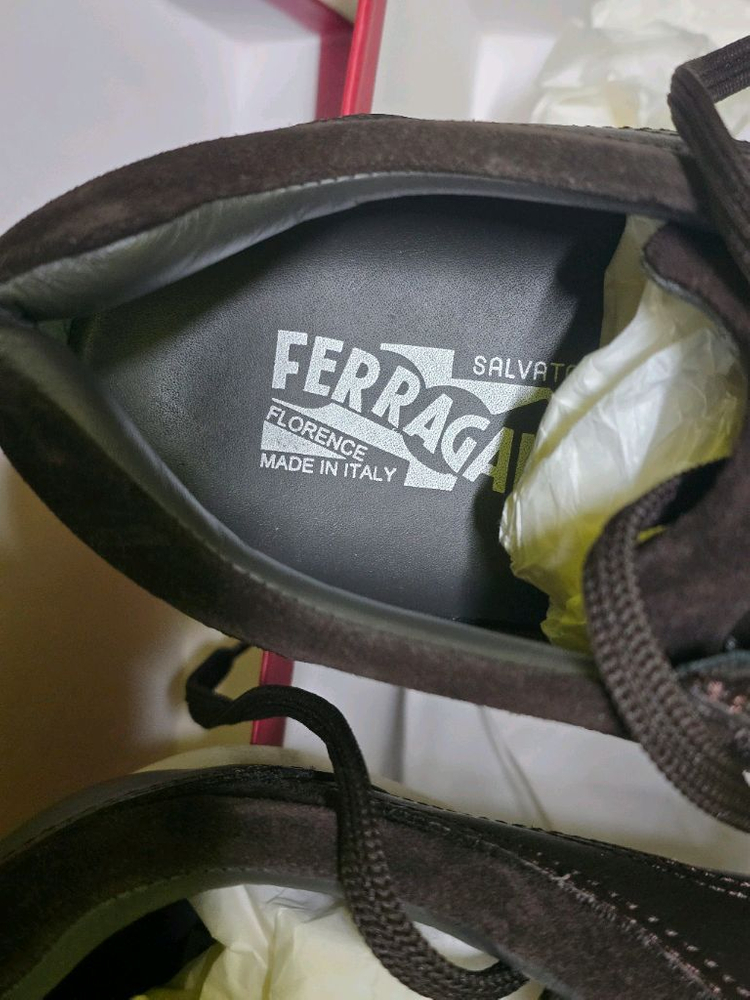 페라가모 남성 가죽 스니커즈 이미지