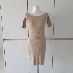 (새상품)봄, 가을 골지 니트원피스 44~55 이미지