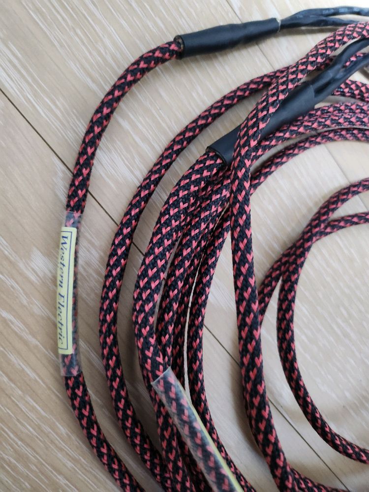 웨스턴 구리 스피커 케이블 판매합니다 이미지