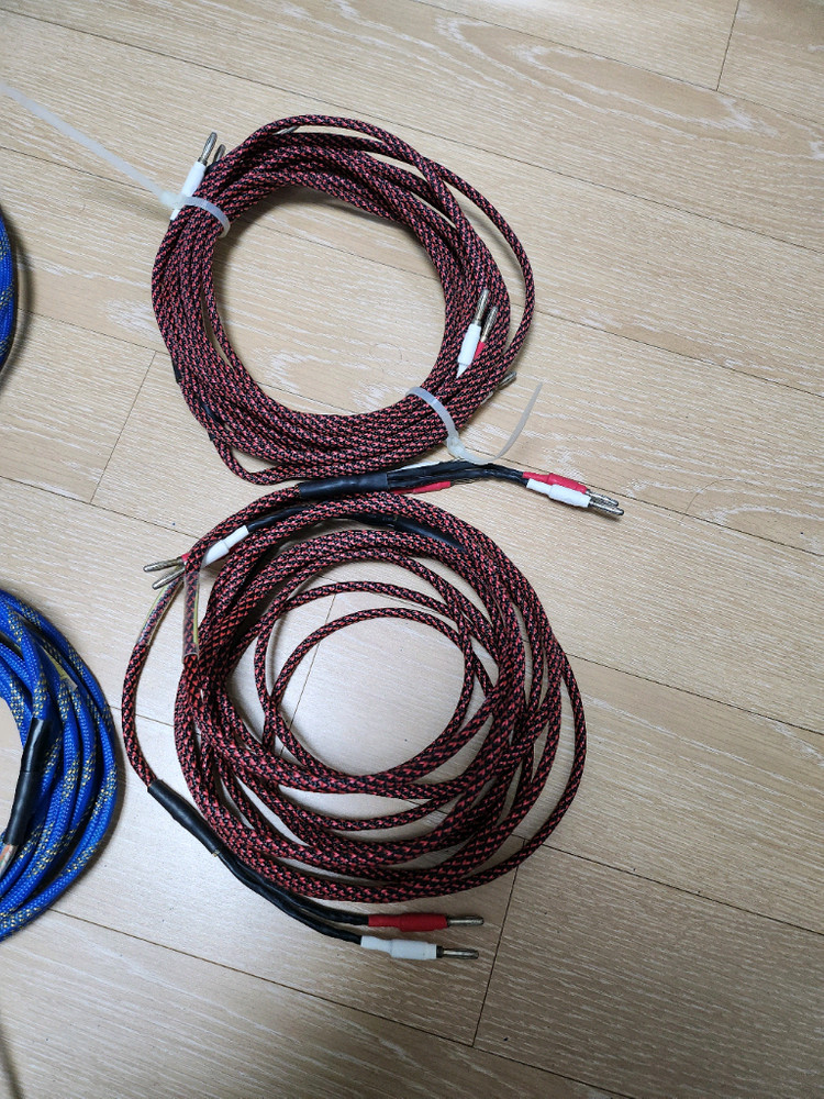 웨스턴 구리 스피커 케이블 판매합니다 이미지