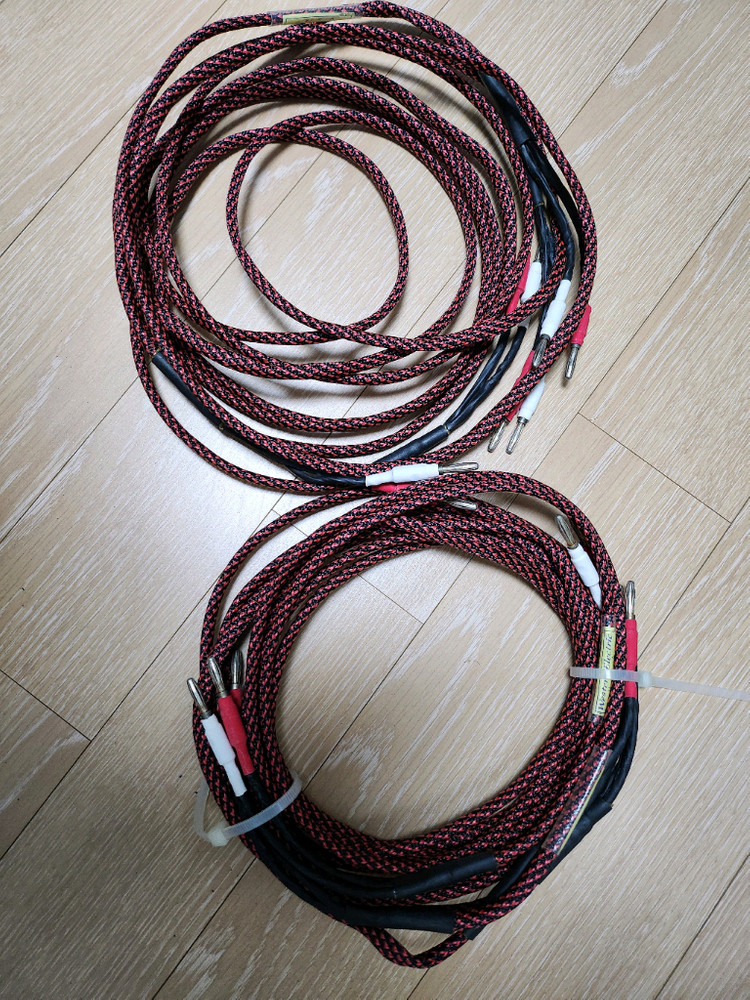 웨스턴 구리 스피커 케이블 판매합니다 이미지