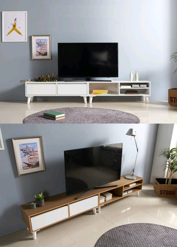 [최저가]거실장 TV 선반 원목 수납장 서랍장 티비장 이미지