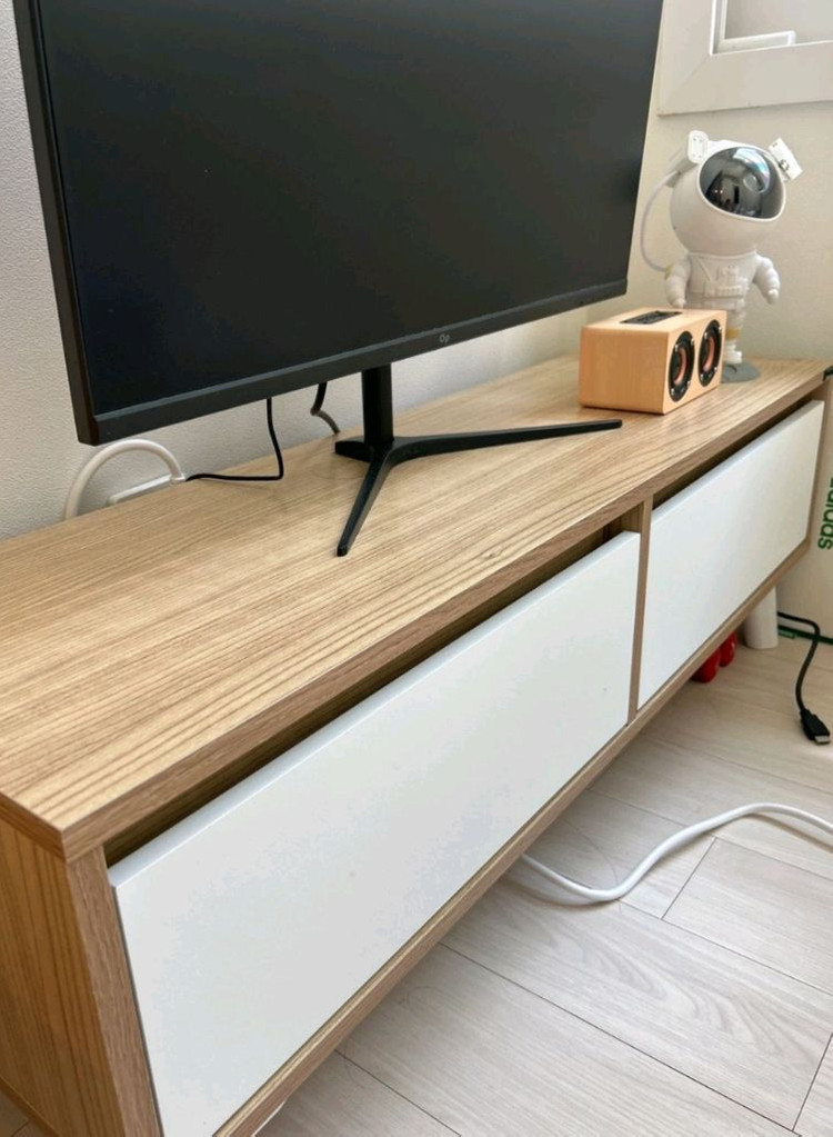 [최저가]거실장 TV 선반 원목 수납장 서랍장 티비장 이미지