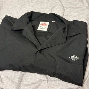 단톤 반팔 셔츠 블랙 40사이즈 이미지