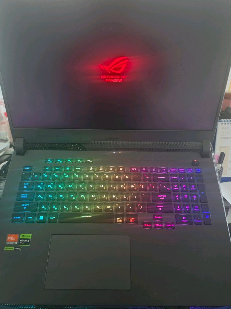 asus rog strix g713pi 4070 17인치 노트북 이미지