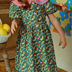 베베베베 레몬 플라워 원피스 M + 니삭스 이미지