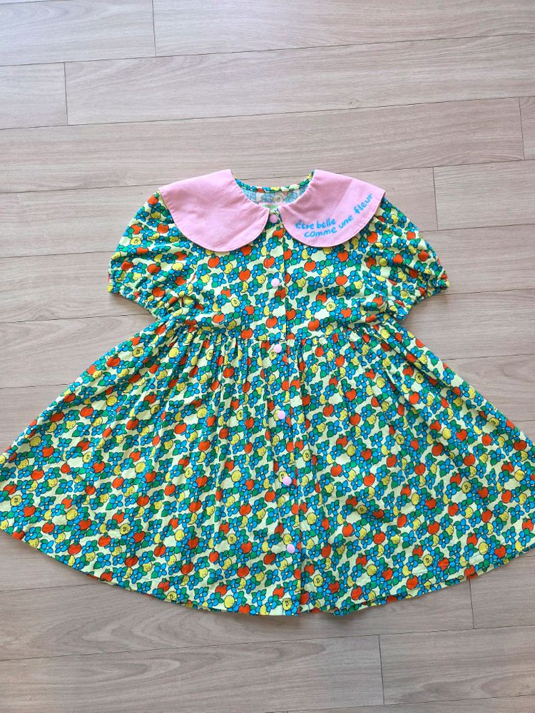 베베베베 레몬 플라워 원피스 M + 니삭스 이미지