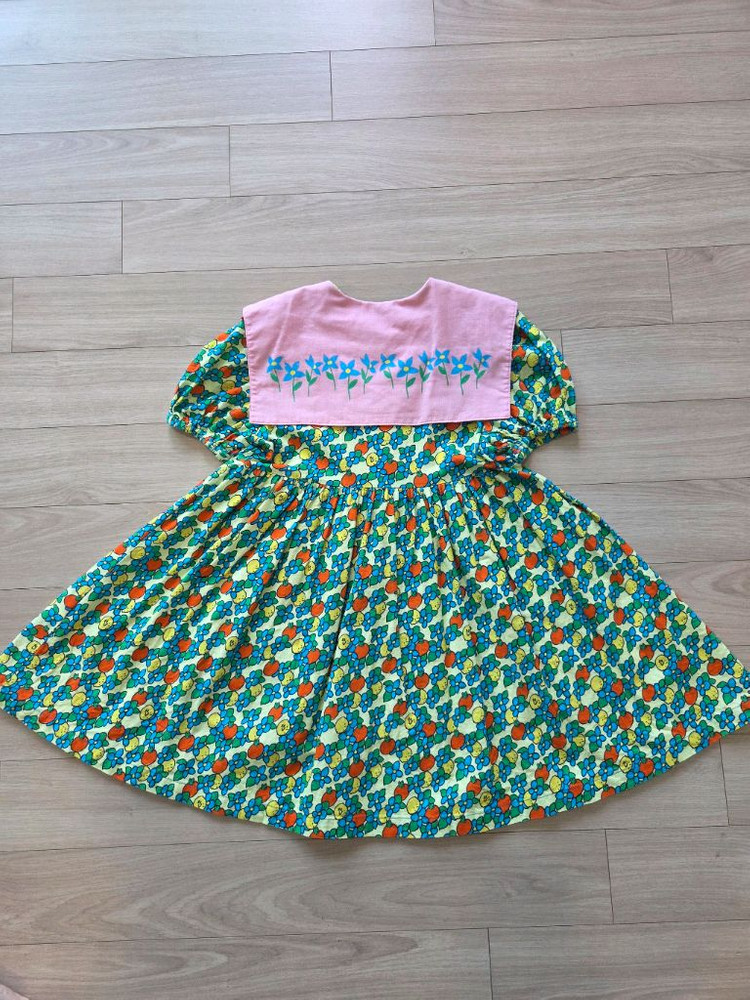 베베베베 레몬 플라워 원피스 M + 니삭스 이미지