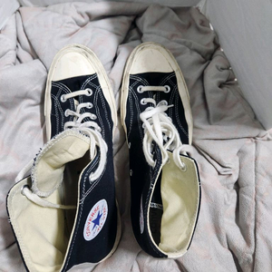 하이탑 스니커즈 네이비 이미지